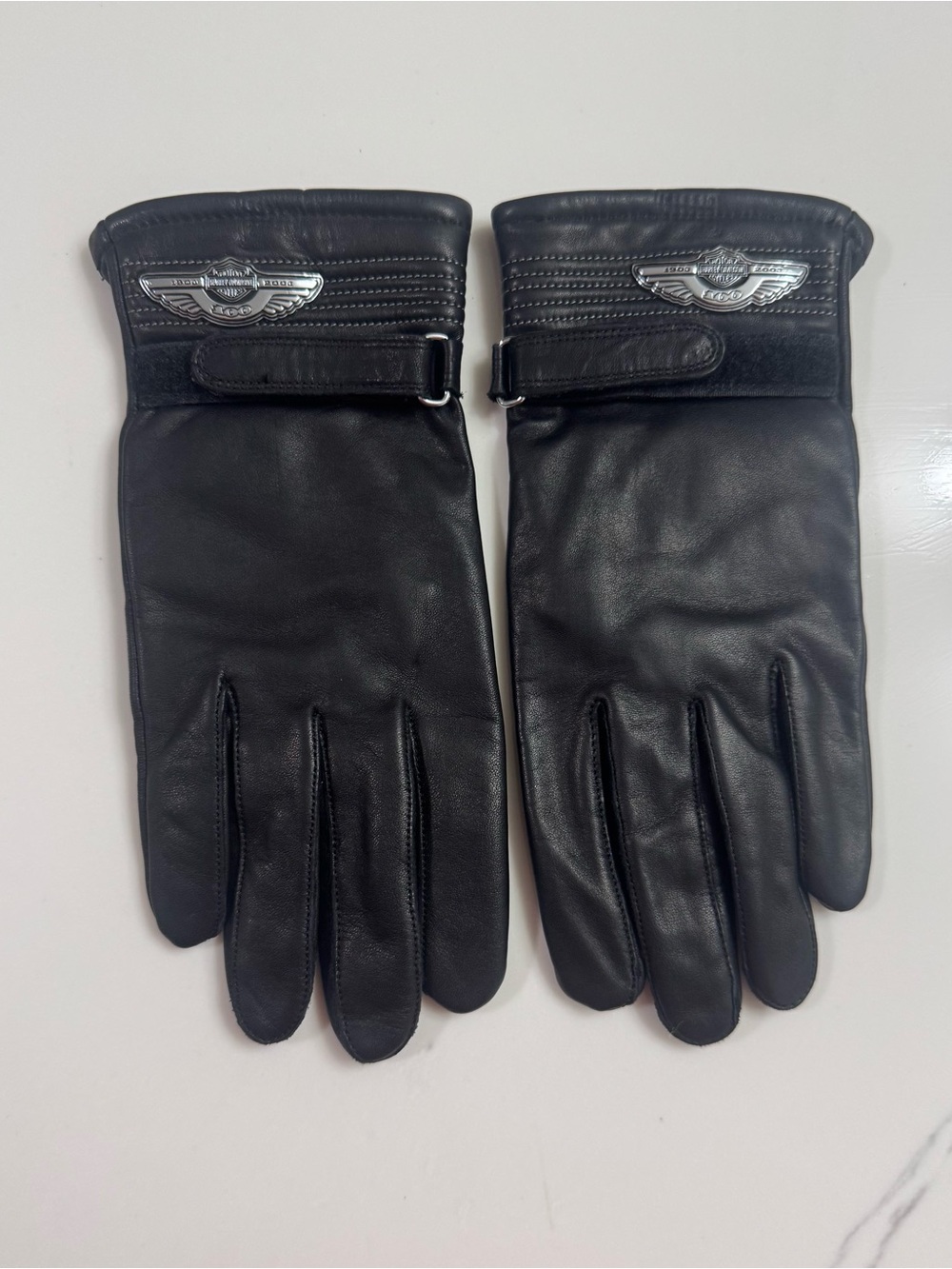 Harley-Davidson 100th Anniversary 2003 Women’s LeatherGloves L 97102-03VW
